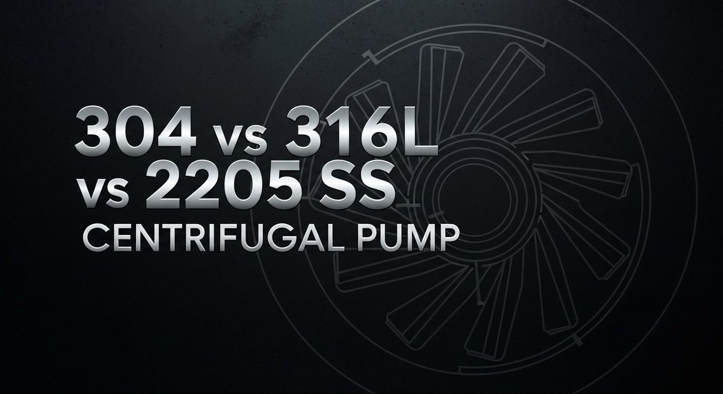 304 vs 316l vs 2205 ss mərkəzdənqaçma nasosu