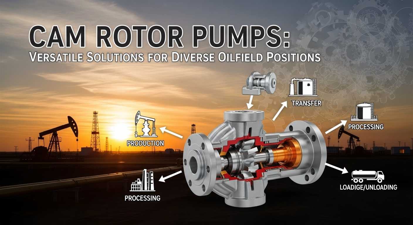 Neft Mədənlərində Hansı Vəzifələr Cam Rotor Pompalarından istifadə edə bilər?