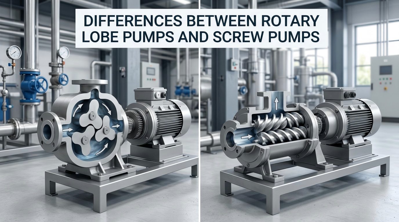 Rotary Lob Nasosları və Vidalı Nasoslar Arasındakı Fərqlər