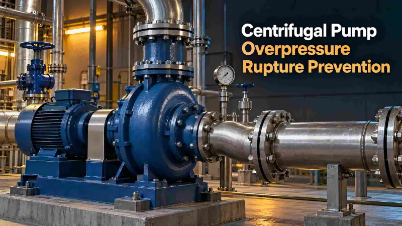 Mərkəzdənqaçma nasosunun həddindən artıq təzyiqinin qırılmasının qarşısının alınması